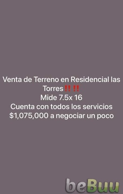 Venta de Terreno Residencial Las Torres???? ?1, Zamora, Michoacán