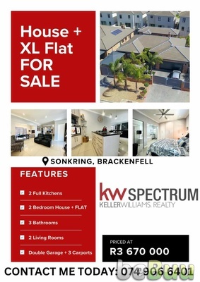 FOR SALE!!! LOOKING FOR A HOUSE + FLAT?? ?? Stylish, Cape Town, Western Cape