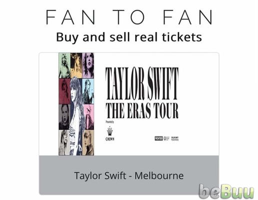 I?m unfamiliar with Selling tickets Online, Melbourne, Victoria