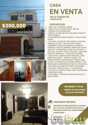 Tenemos en venta esta hermosa casa, Lima, Lima