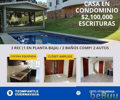 BONITA CASA EN CONDOMINIO (18 casas) ZONA NORTE $2, Cuernavaca, Morelos