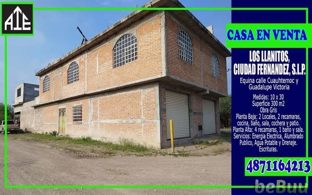 SE VENDE CASA EN LOS LLANITOS, CIUDAD FERNANDEZ, S.L.P., Rio Verde, San Luis Potosí