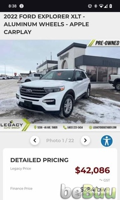 2022 Ford Explorer, Lethbridge, Alberta