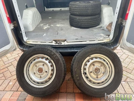 2018 transit custom x4 steel wheels with plenty of tread left, Swansea, Wales
