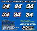 RACING NUMBER KIT- The White Sale $99, Little Rock, Arkansas