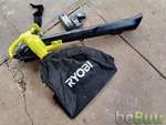 Ryobi 40v leaf vacuum/mulcher with battery and charger, Fort Worth, Texas