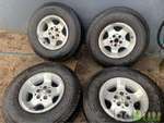 Jeep Wrangler wheels tires like new tires size 30x9.50R15LT, Jersey City, New Jersey