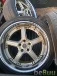 vertini wheels and tyres. 70% tred came falcon fg. $1500, Hervey Bay, Queensland