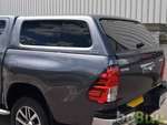 Grey Toyota hilux aeroklas Canopy in really good condition., Hampshire, England