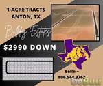 1-Acre Tracts ~ ANTON, Lubbock, Texas
