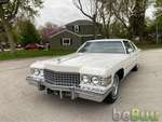 Gorgeous white on red 1974 Cadillac Coupe Deville with only 20, Madison, Wisconsin