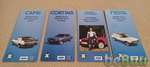 4 x Ford Rallye Sport Series X brochures. Capri, Greater London, England